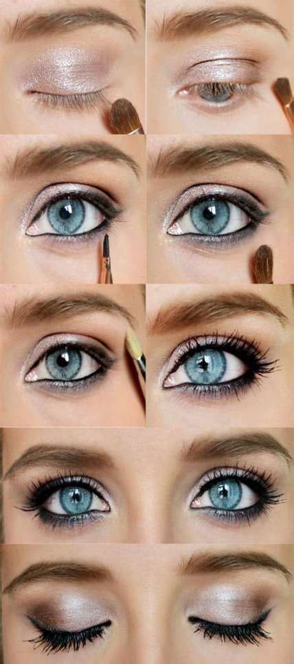 32 Ideas Wedding Makeup Blue Dress Simple | Eye makeup tutorial, Blue ...