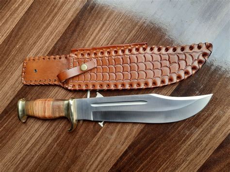 HANDMADE BOWIE KNIFE / BOWIE KNIFE - Shawn Hunting Gear