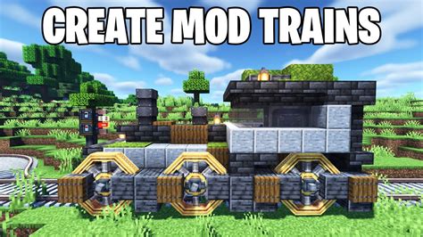 Create Mod Trains in Minecraft are INSANE! | Geek Gaming Tricks