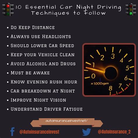 Essential car night driving techniques to follow | Safe driving tips ...