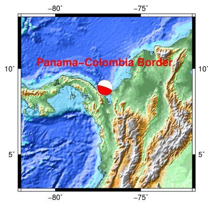 5/25/23 Panama-Colombia Border 6.6 | Geosciences