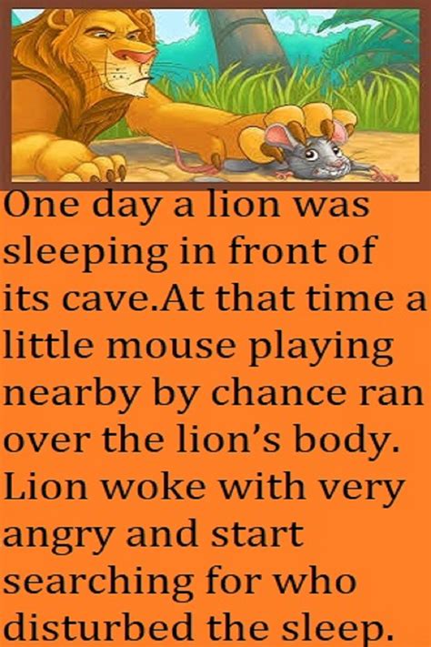 The Lion And The Mouse Story Printable