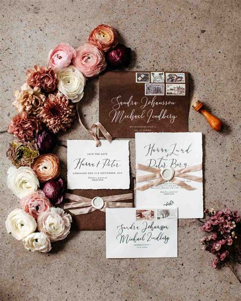 Gorgeous Wedding Invitations with Wax Seals | Martha Stewart Weddings