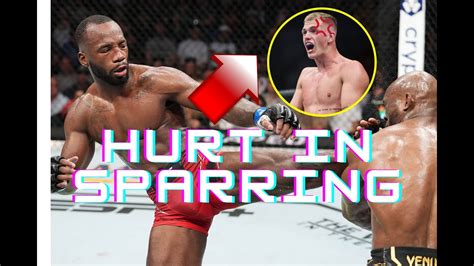 leon edwards knockouts ian garry in sparring? - YouTube