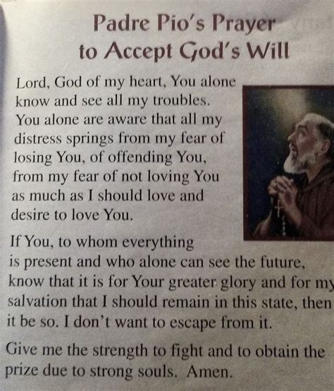 Accept God's will | Prayer scriptures, Faith prayer, Catholic prayers