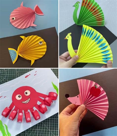 Super Easy Paper Animal Crafts for Kids | animal, paper, craft | DIY ...