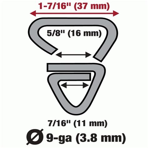 Hog Ring Staples 9-Gauge Aluminum | 1stSource