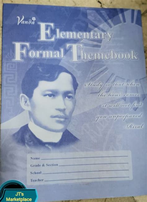 Formal Theme Book /Elementary/Assorted Brand by Jade's | Lazada PH