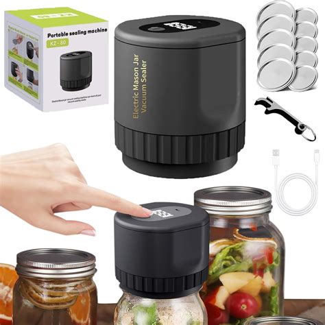 Amazon.com: Truebright Mason Jar Vacuum Sealer - 2024 Best Electric ...