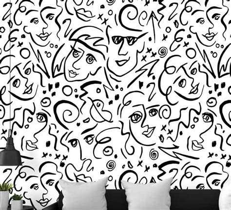 Details more than 86 black and white graffiti wallpaper latest - in ...