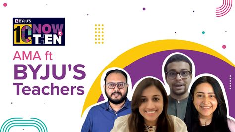 Ask Me Anything With BYJU'S Teachers - YouTube