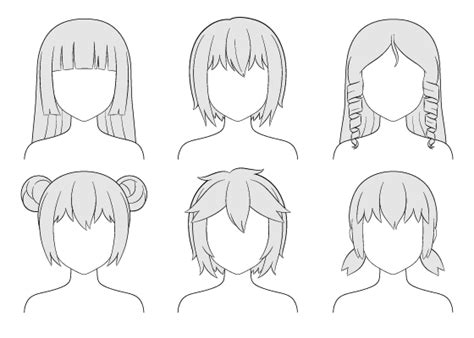 How To Draw Anime Hairstyles - Hairstyle Guides