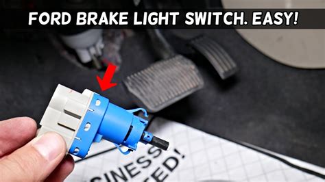 How To Replace The Brake Light Switch On A 2017 Ford Fusion ...