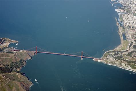 High above the Golden Gate Bridge, California | Aerial photo… | Flickr