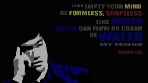 Bruce Lee Wallpaper Quotes Water