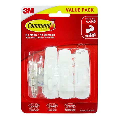 3M Command Hooks - Assorted | NTUC FairPrice