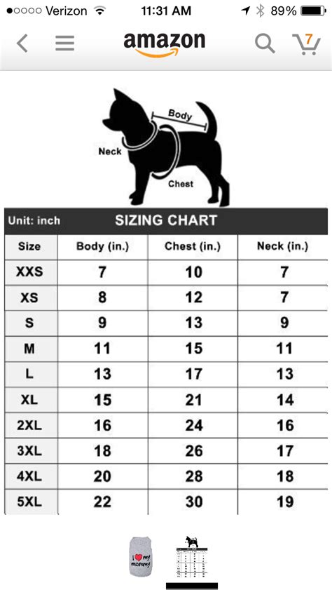 Dog Dress Size Chart - #She Likes Fashion