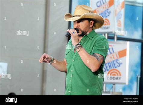 Jason Aldean performs live on stage at 'NBC Today Show Citi Concert ...