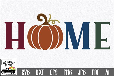 Home SVG Cut File - Fall Pumpkin SVG (364903) | SVGs | Design Bundles