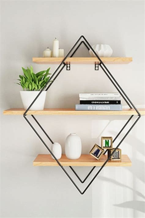 Display your favorite knick-knacks on this cool shelf ...