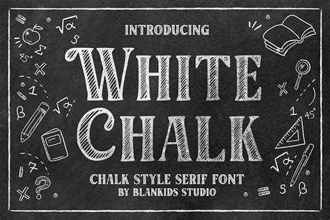 White Chalk Font | dafont.com