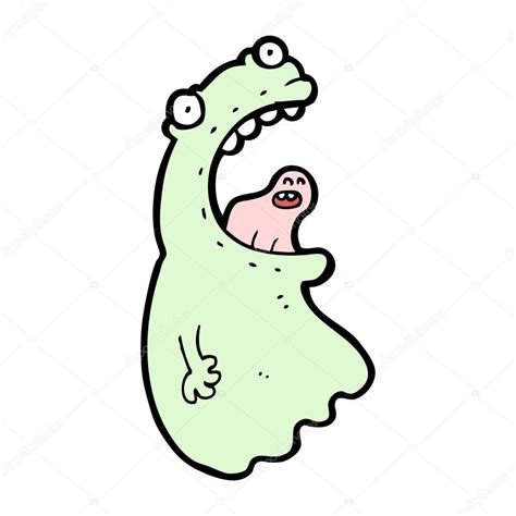 Cartoon slug monster Stock Vector Image by ©lineartestpilot #13570370