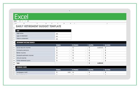 Sample Excel Budget Template