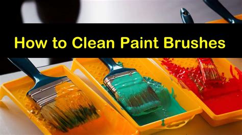 8+ Creative Ways to Clean Paint Brushes