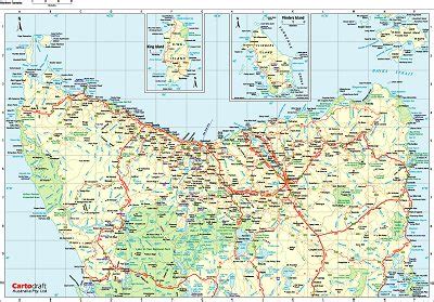 Map Of Northern Tasmania - Zip Code Map