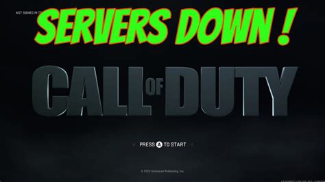 Are Call Of Duty Servers Down (Steam) - YouTube