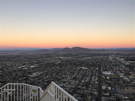 Las Vegas Sunset from The Stratosphere Hotel and Casino