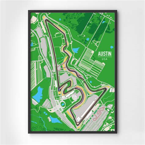 Circuit of the Americas, Austin - Grand Prix circuit map - Grand Prix Art