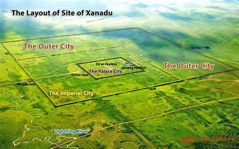 Xanadu Kubla Khan Map