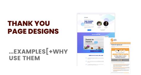 Thank You Page Design: 5 Examples [+ Why Use Them]