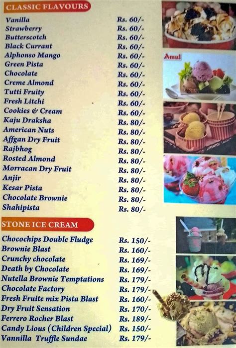 Amul Ice Cream All Flavours List - Best Event in The World