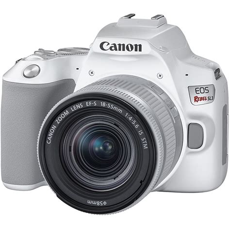 Canon EOS Rebel SL3 DSLR Camera with 18-55mm Lens (White)