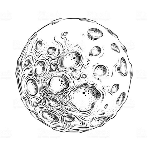 20+ moon craters drawing - HannanSaphia