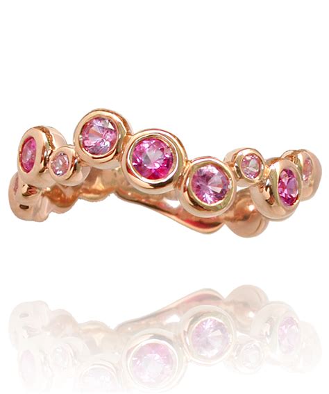 Bubble Ring by Mathon Paris, France. Pink Sapphires. It was meant for ...