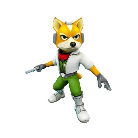 Official Transparent Fox McCloud 64 3D PNG by Catwolf13597 on DeviantArt