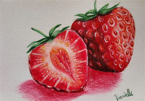 Strawberry Picture Drawing