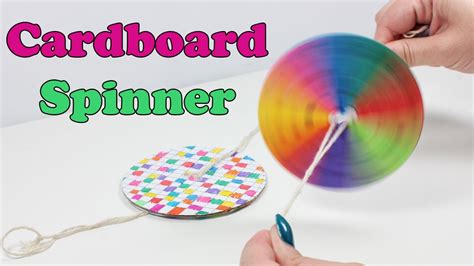 Cardboard Spinner DIY | Summer Kids Crafts – starkidslearn.com