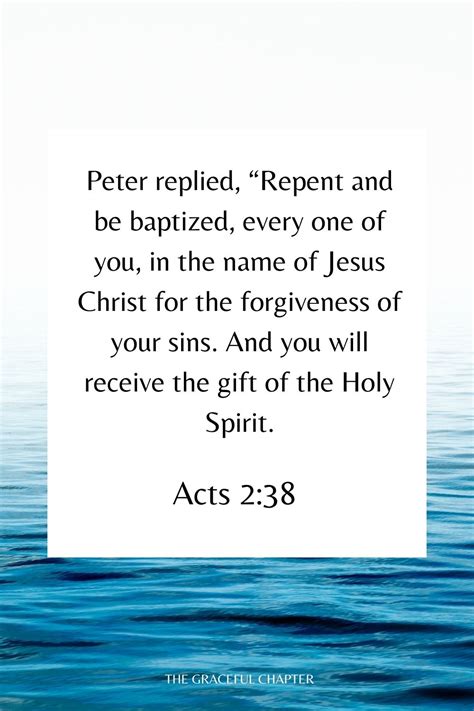 40 Bible Verses About Baptism - The Graceful Chapter