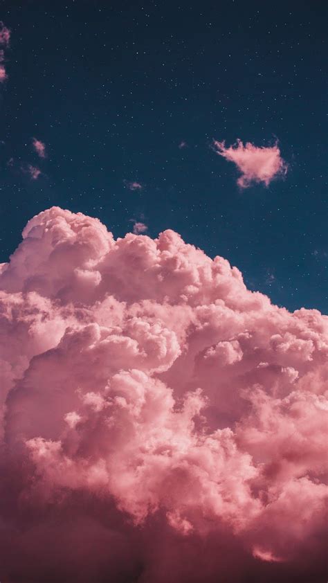 √ Pink Clouds Background