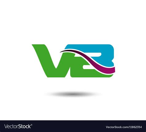 Vb logo Royalty Free Vector Image - VectorStock