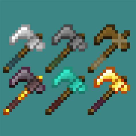 BETTER AXES Minecraft Texture Pack