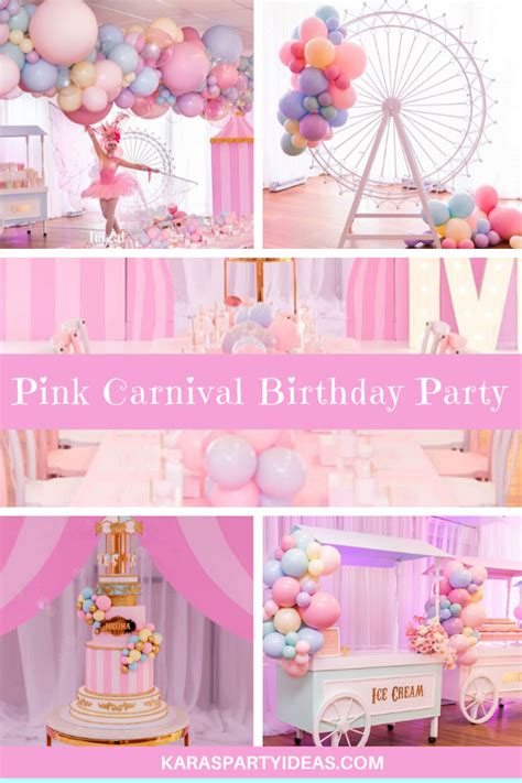 Kara's Party Ideas Pink Carnival Birthday Party | Kara's Party Ideas