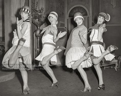 Vintage 1920s Photo of Four Flappers Dancing the Charleston | Etsy