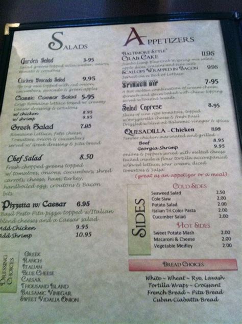 Michael's Cafe Menu, Menu for Michael's Cafe, Wilmington Island ...