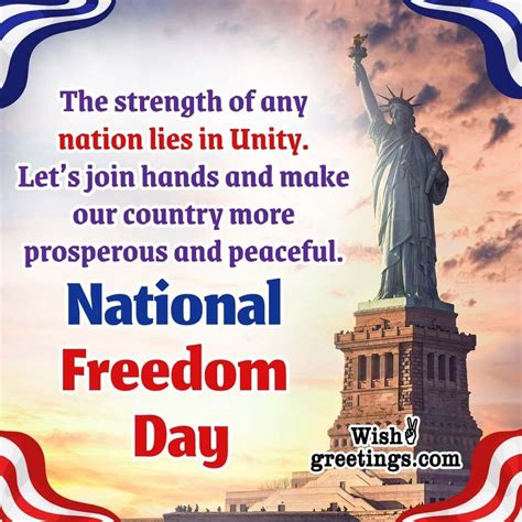 National Freedom Day Wishes Messages - Wish Greetings