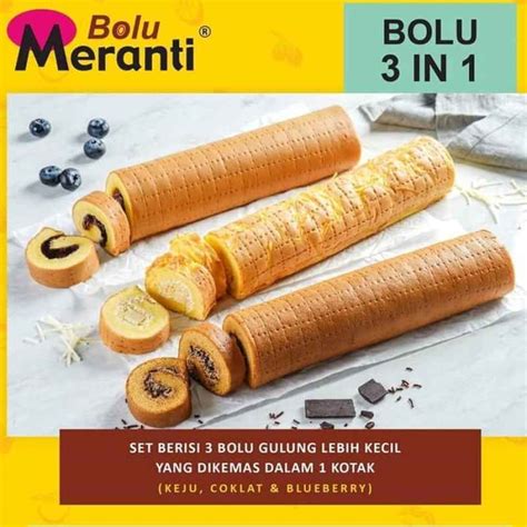 Promo Bolu Meranti Bolu Gulung 3 In 1 Halal Diskon 8% Di Seller Medan ...